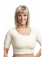 Wear Ease Compression Crop Top - Nude